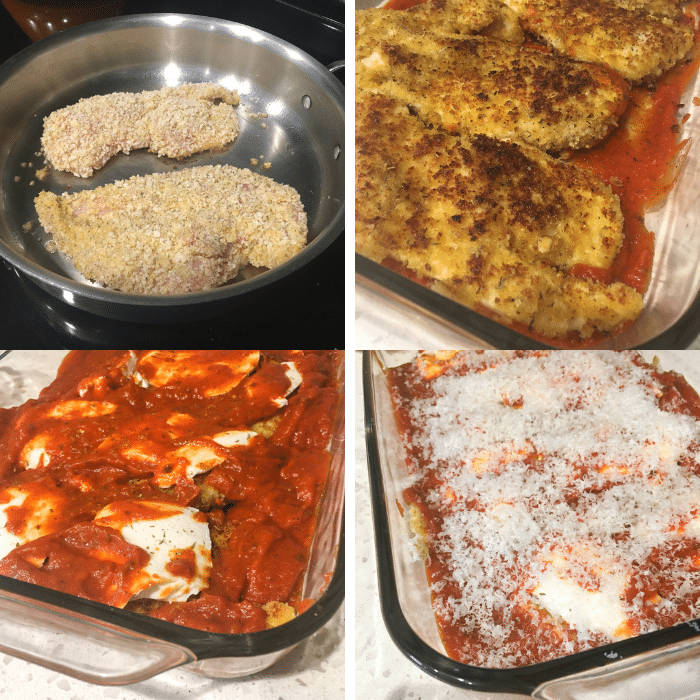 How to make chicken parmesan