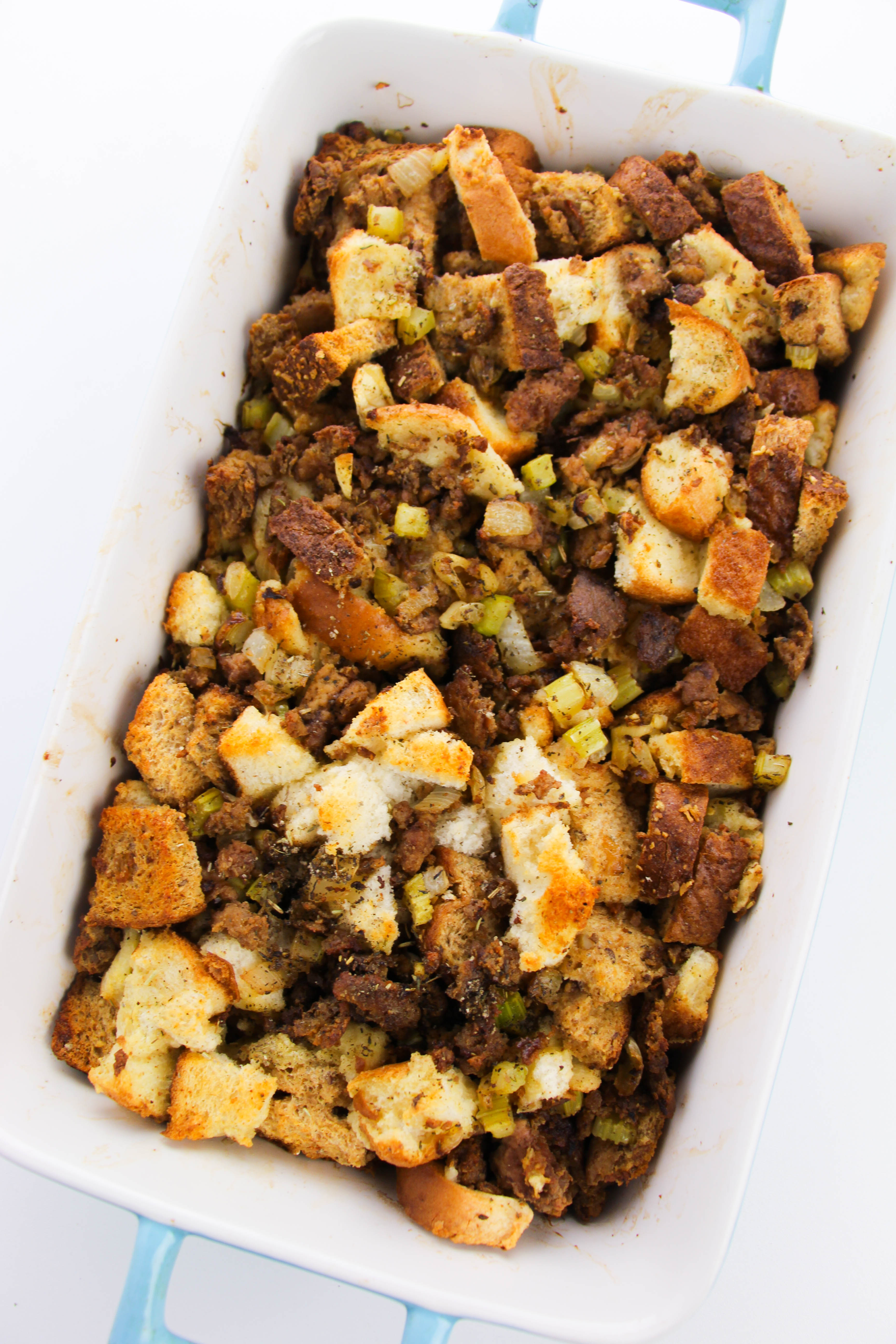 Easy Sausage Stuffing Recipe - mom makes dinner