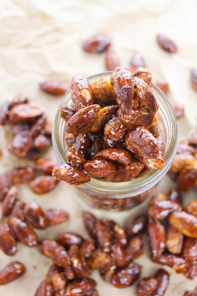 how to make candied almonds