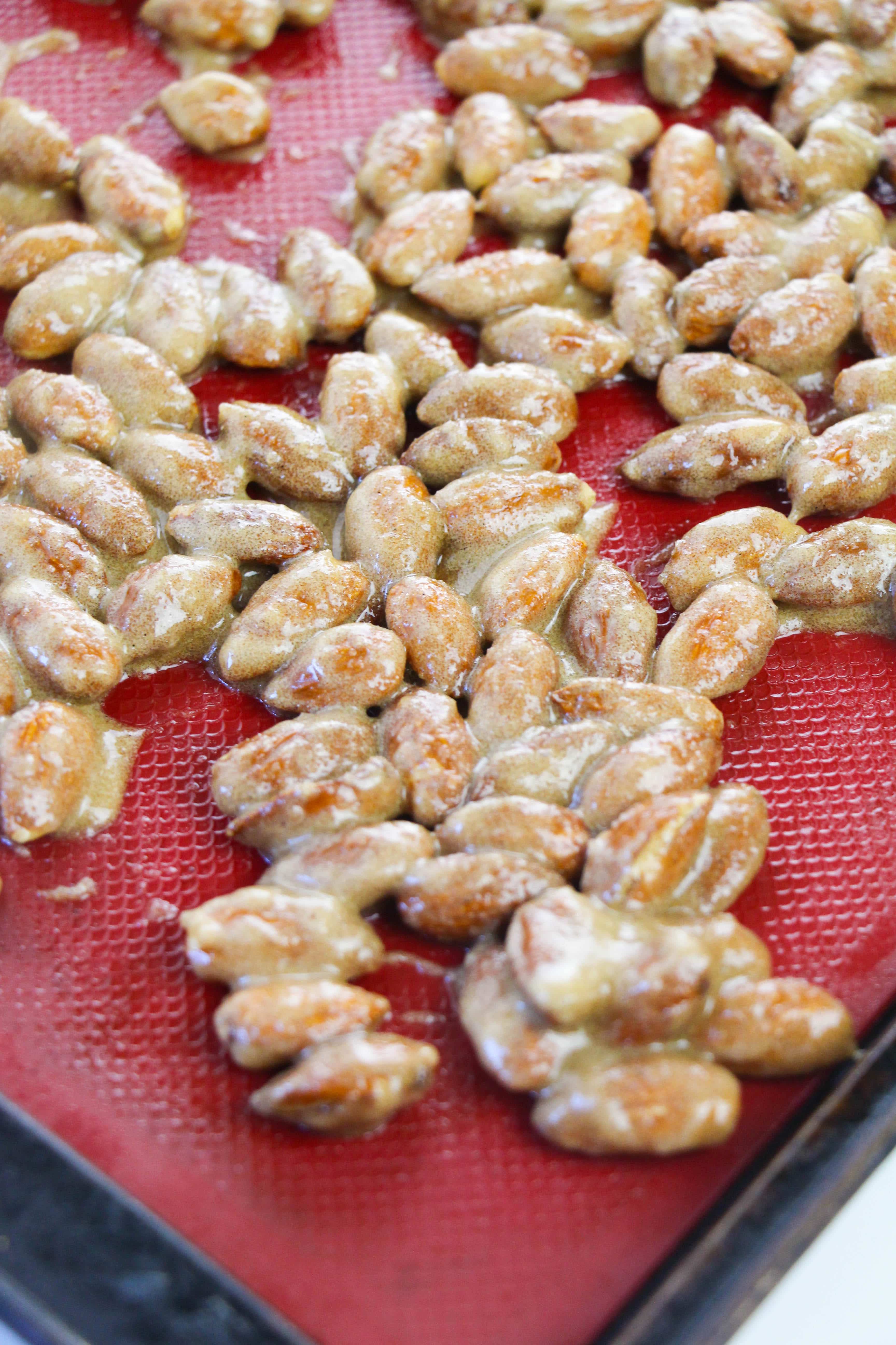 Candied Almonds - mom makes dinner