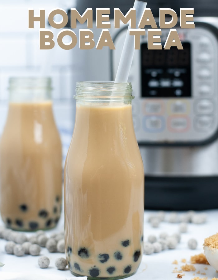 Sweet Homemade Boba Tea - Inthemidnightkitchen