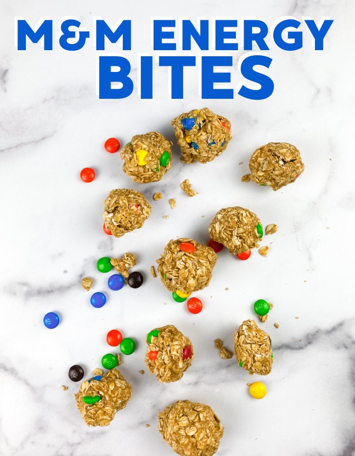 How to make M&M energy bites that are perfect for snacks and lunches