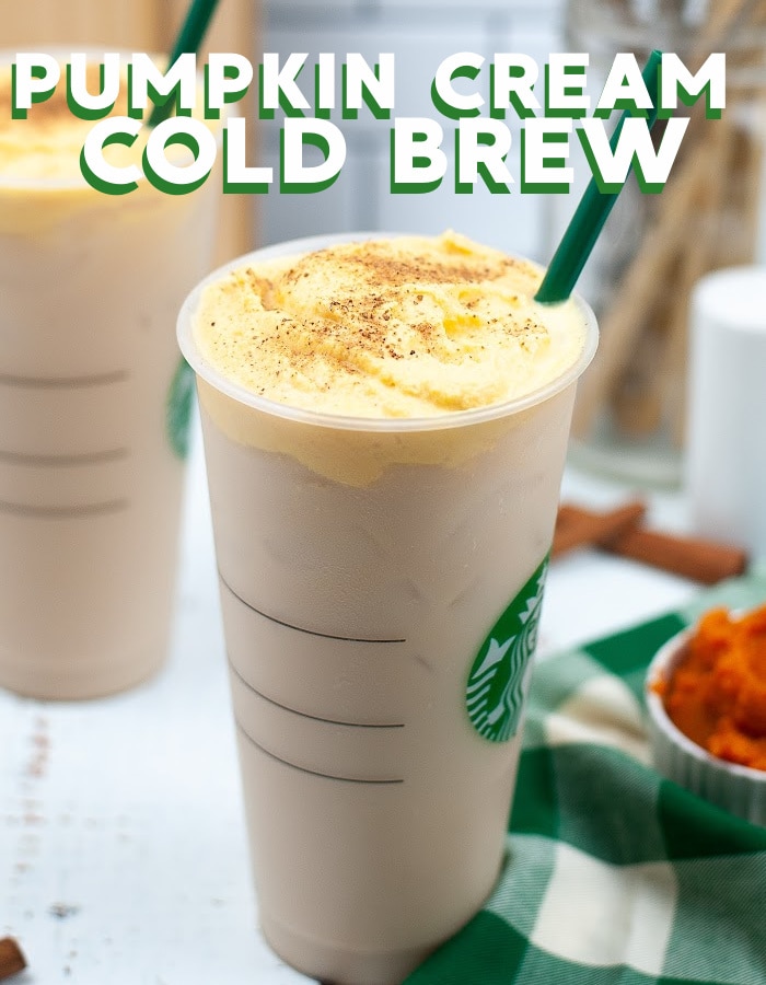 Copy Cat Starbucks Pumpkin Cream Cold Brew