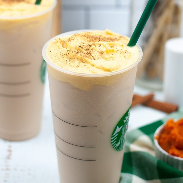 Starbucks Pumpkin Cream Cold Brew mom makes dinner