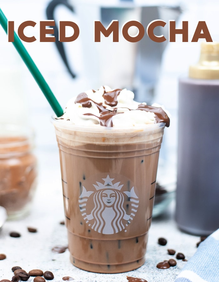 Copycat Starbucks Iced Mocha - mom makes dinner