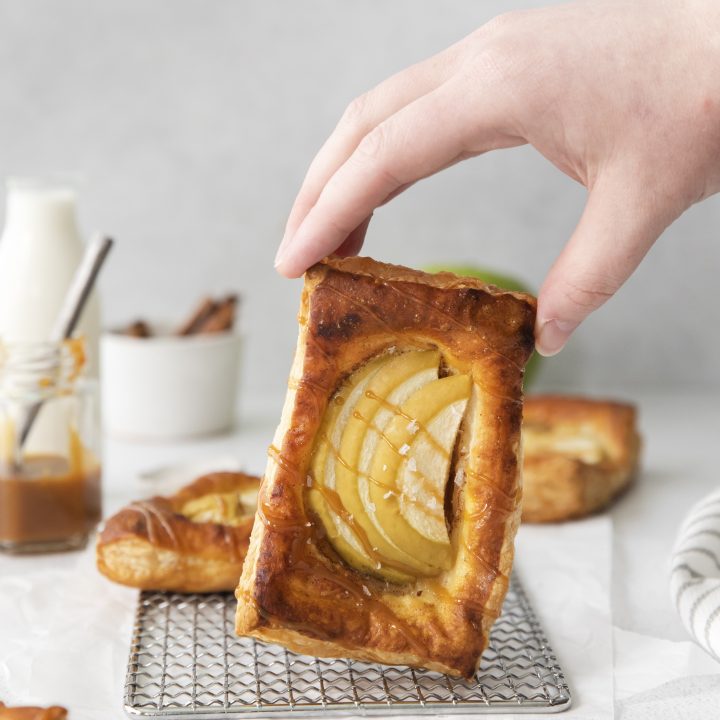 apple danish on cooling rack