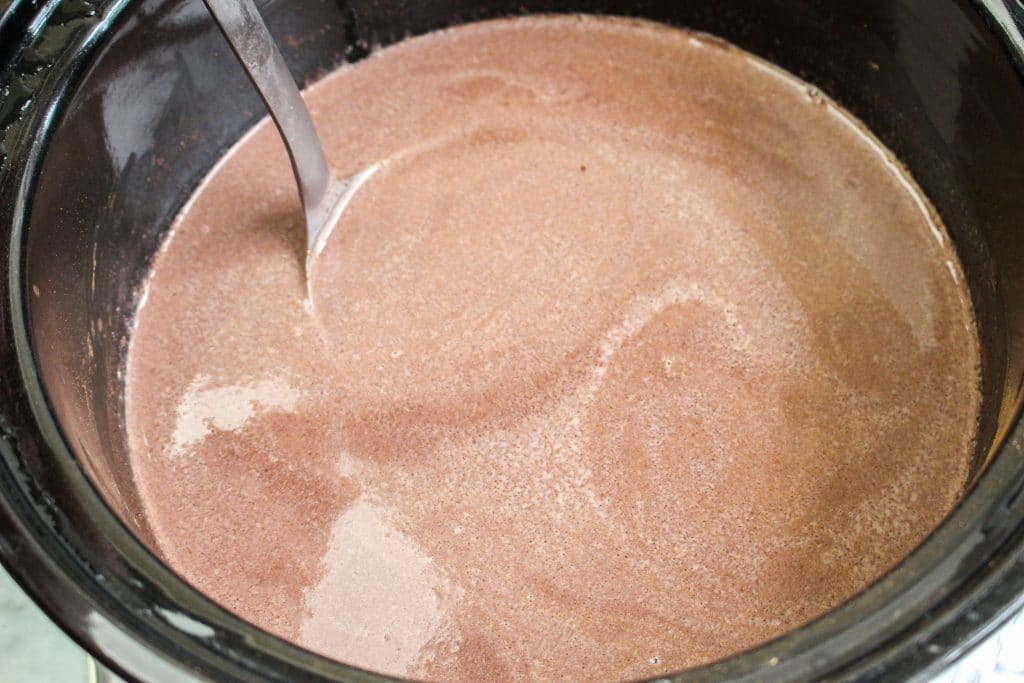 Crock pot hot chocolate recipe