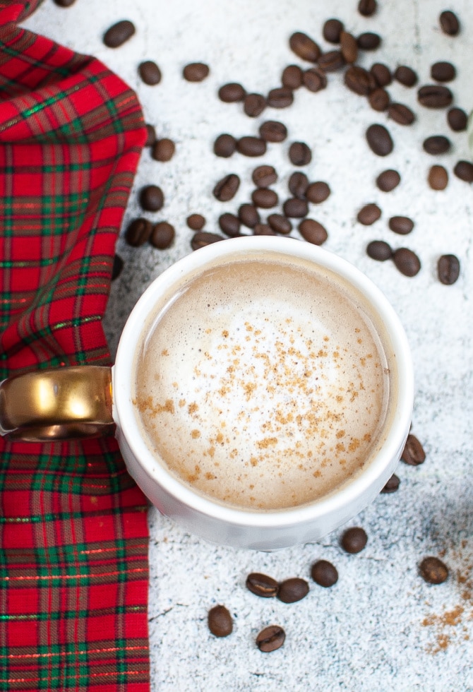 how to make homemade eggnog latte