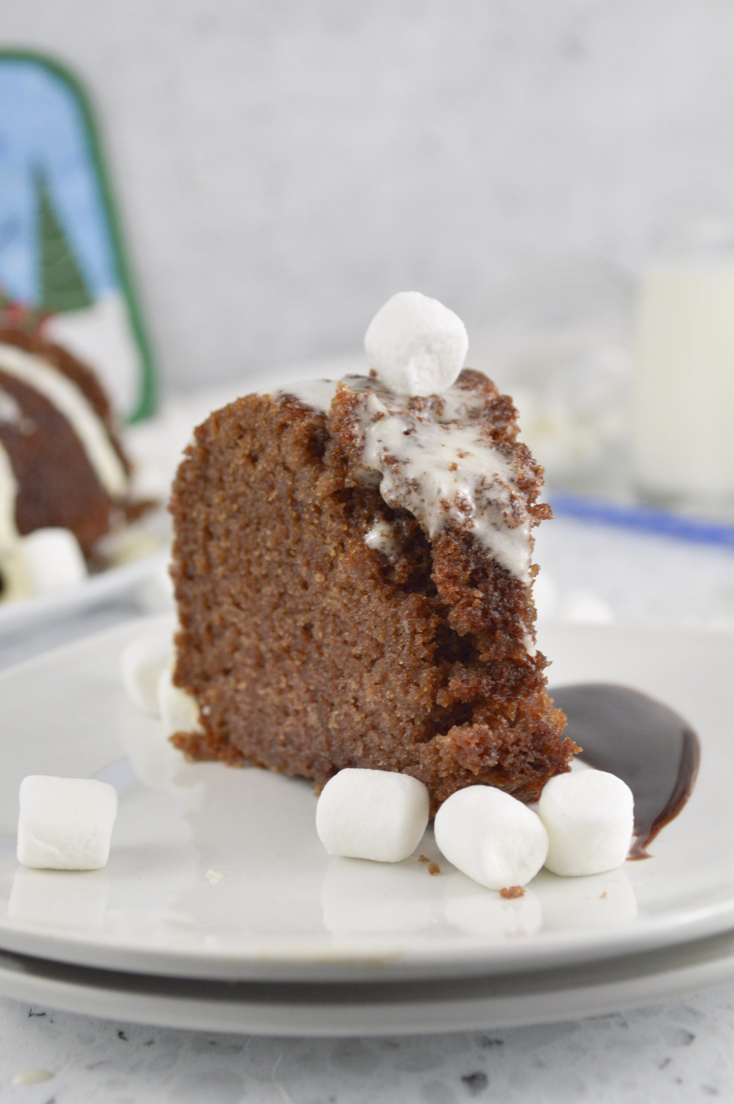 Hot Cocoa Bundt Cake