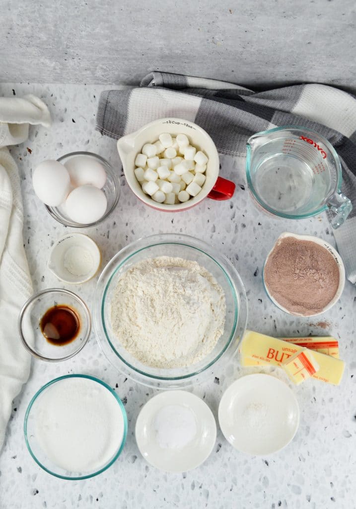 ingredients needed for hot chocolate cake