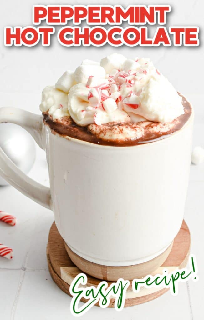 How to make a creamy copycat Starbucks peppermint hot chocolate at home