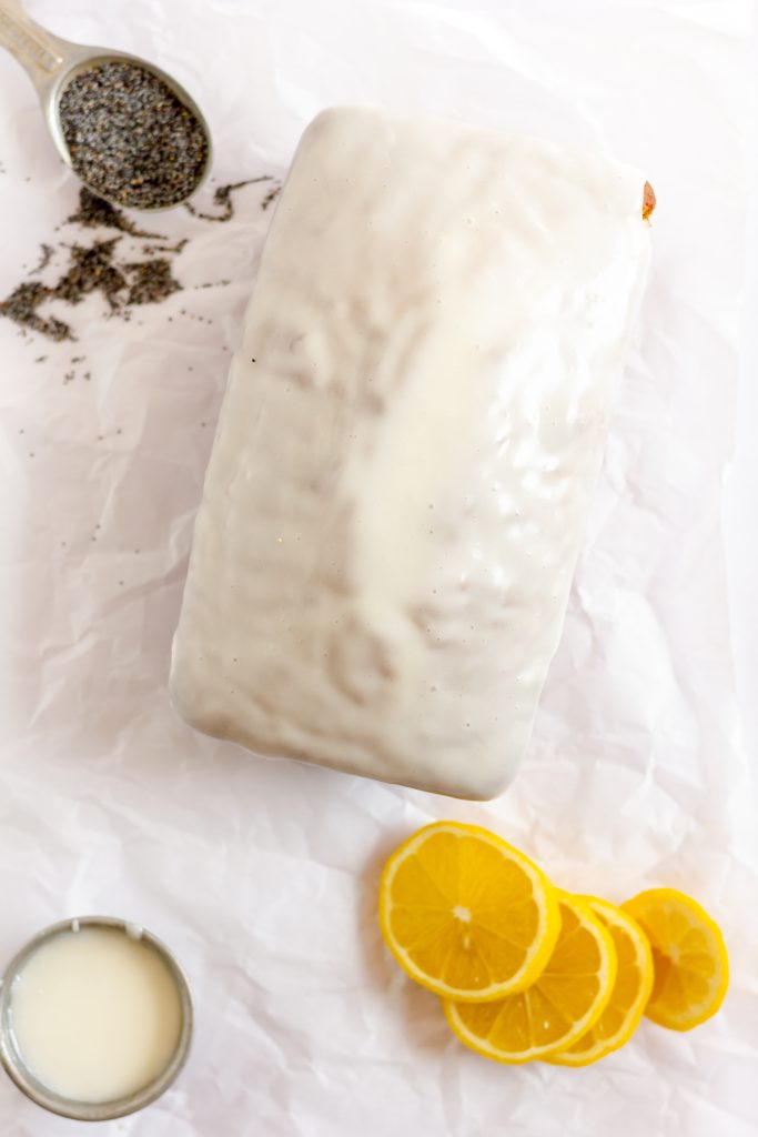 delicious lemon bread with poppy seeds