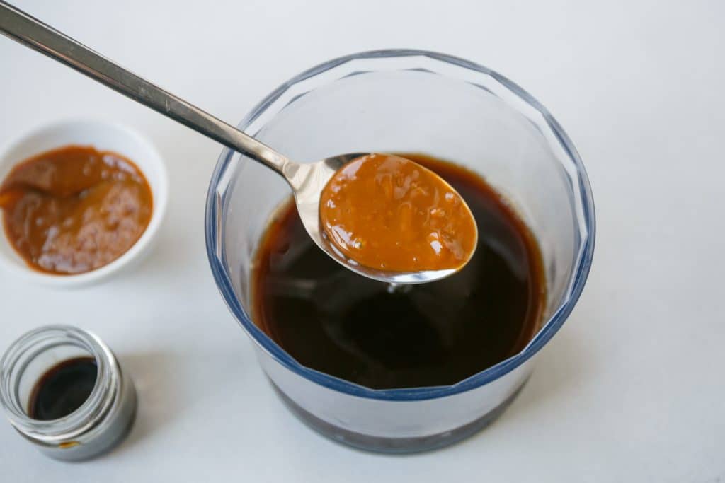 add caramel to the cold brew