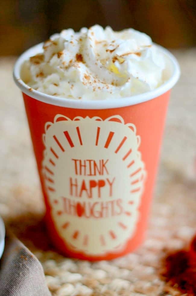 Copycat Starbucks pumpkin spice latte recipe 