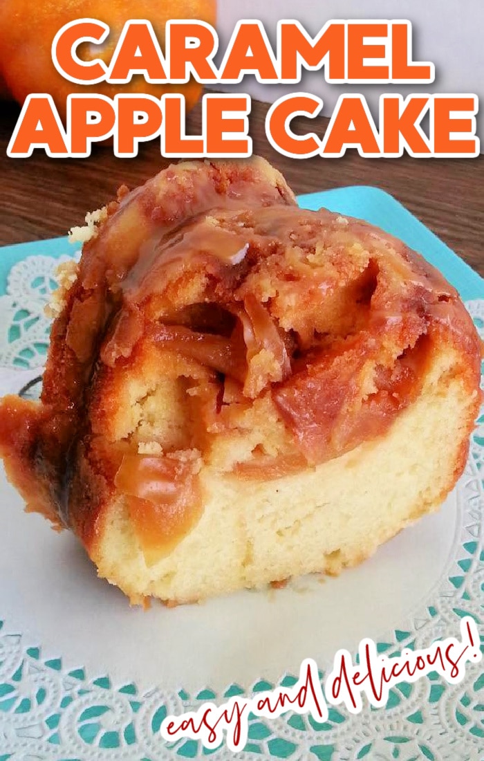 Instant Pot Caramel Apple Bundt Cake - Wonder Mom Wannabe