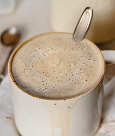 Easy salted maple latte recipe