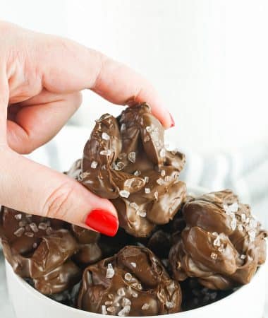 the best chocolate almond clusters