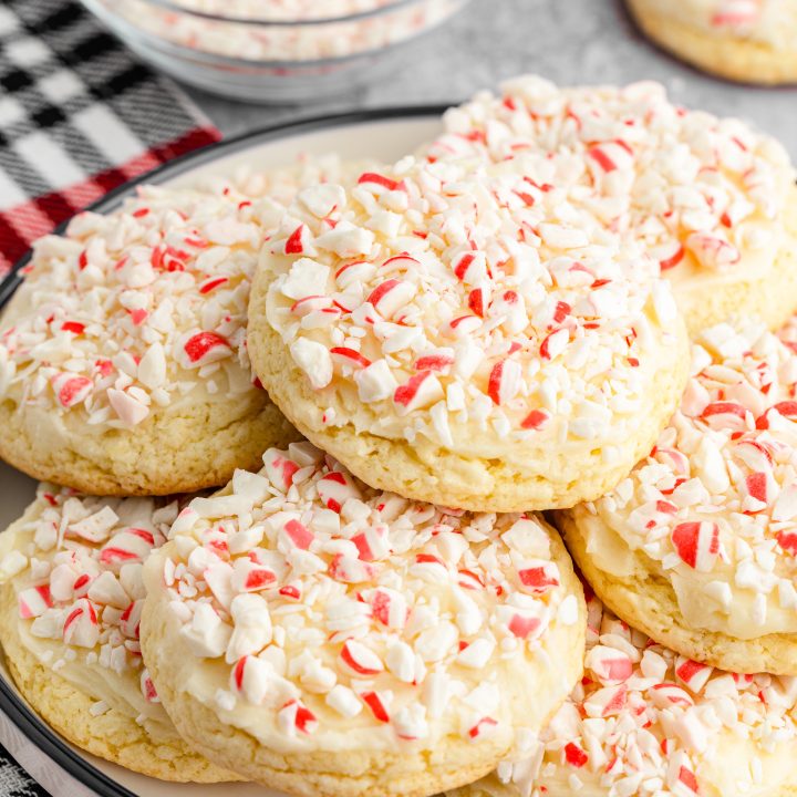 Peppermint sugar cookies