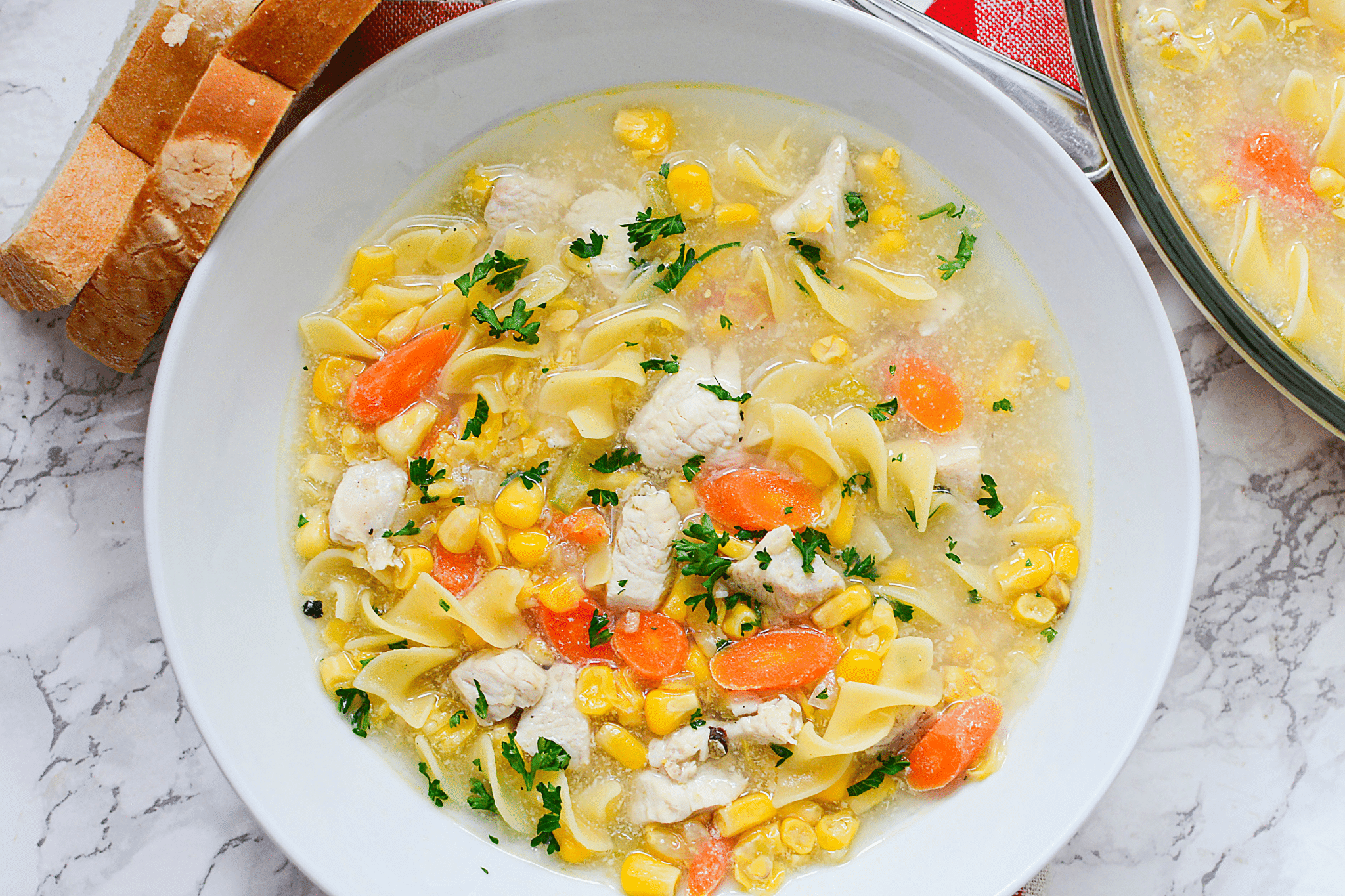 how do you make chicken corn soup
