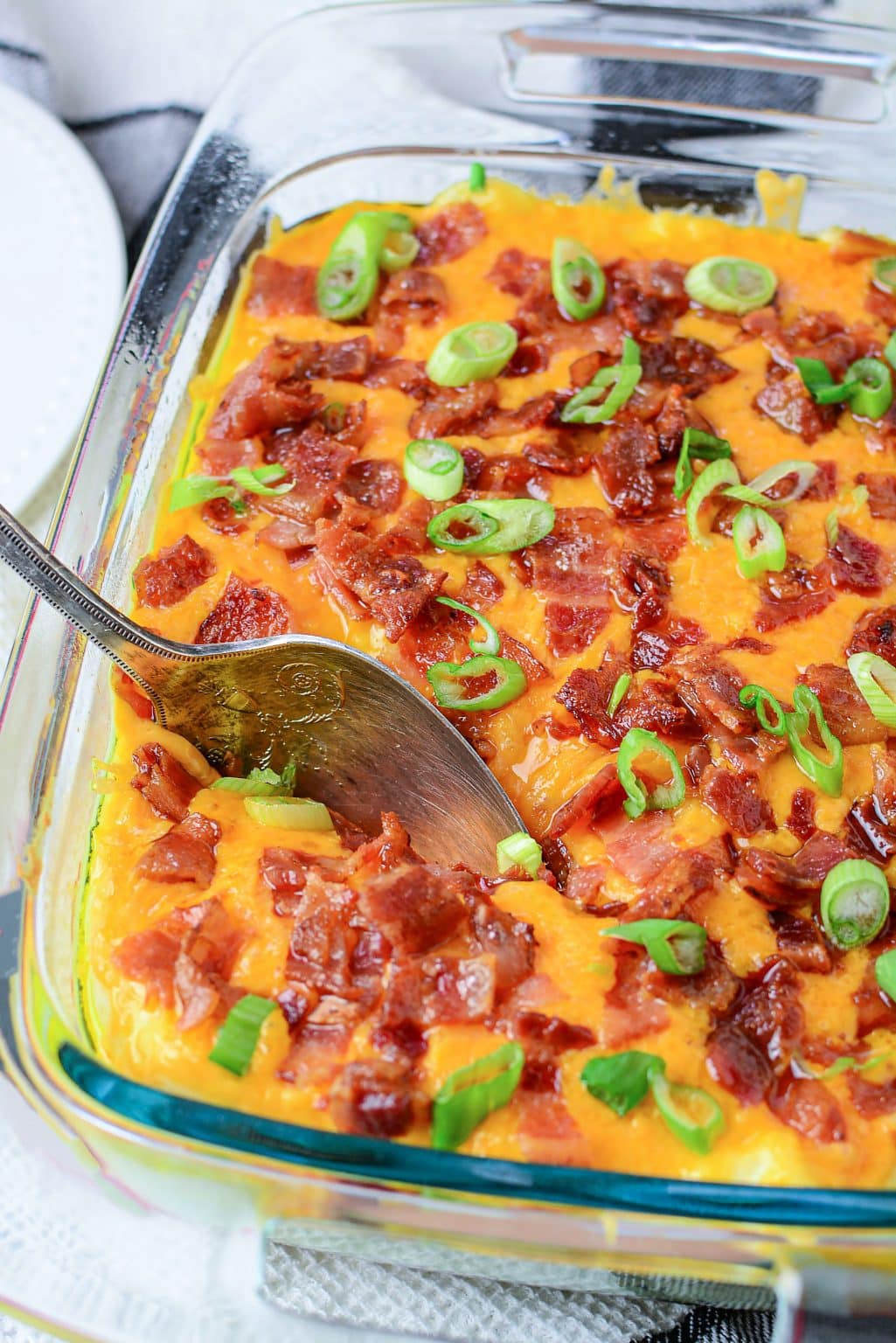Loaded Baked Potato Casserole - mom makes dinner