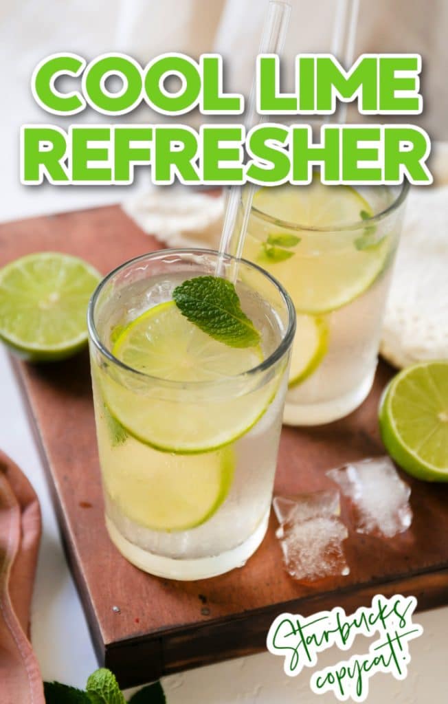 How to make a starbucks cool lime refresher at home
