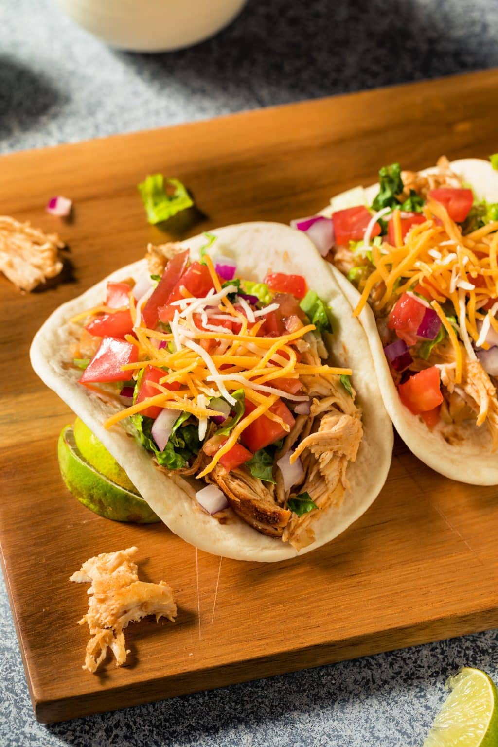 Easy Crock Pot Chicken Tacos