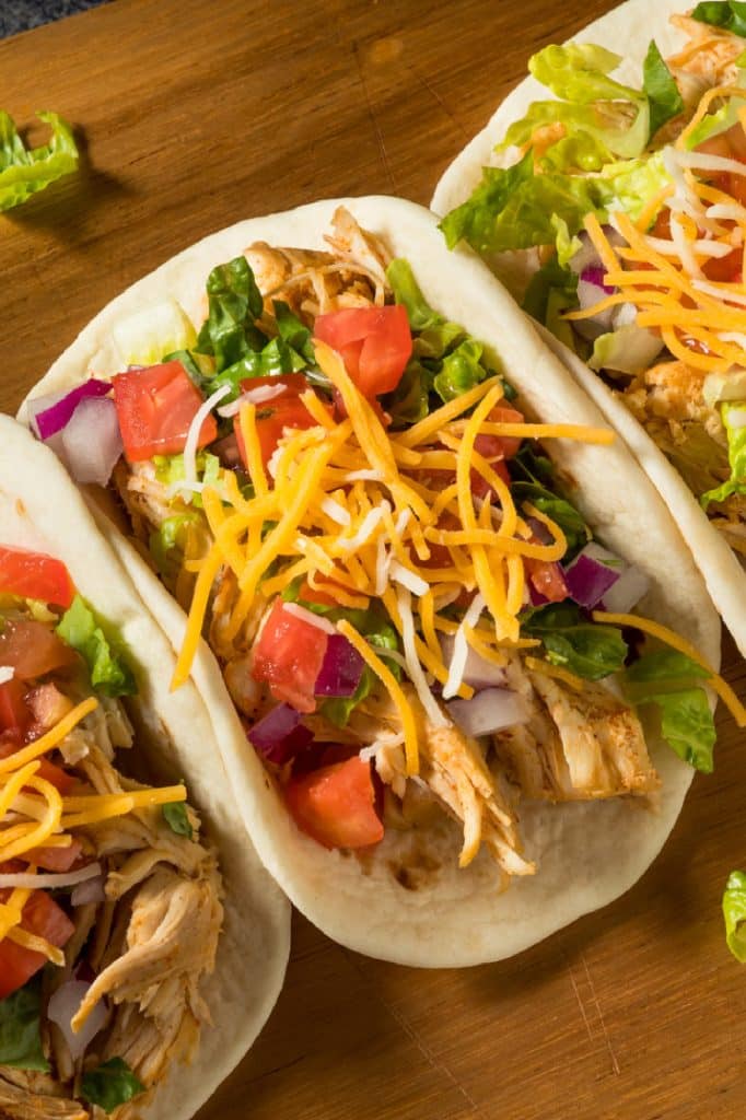 easy crock pot chicken tacos