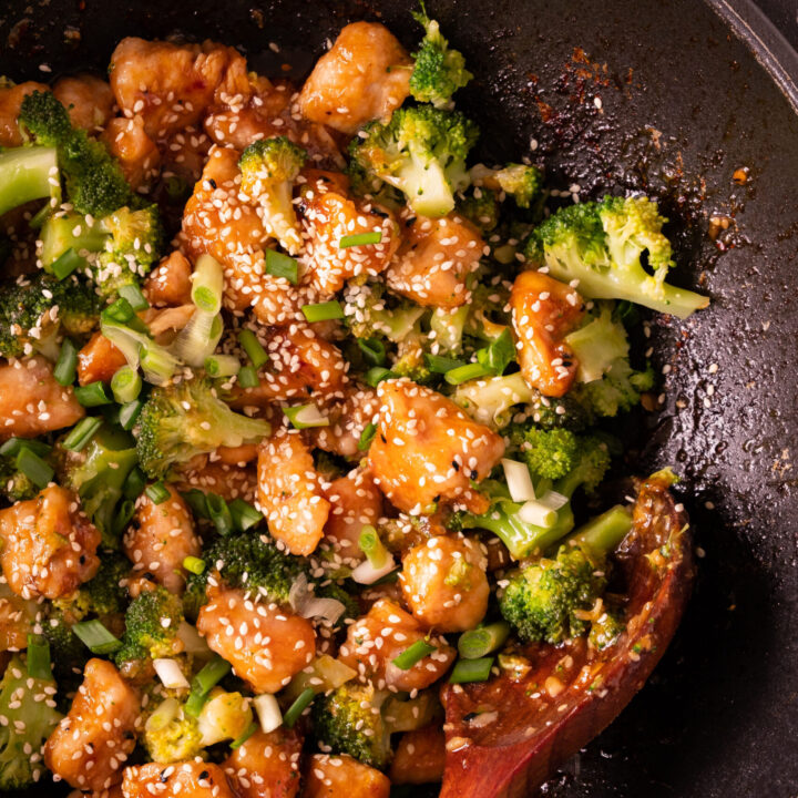 Honey Garlic Chicken with Broccoli Recipe(1)